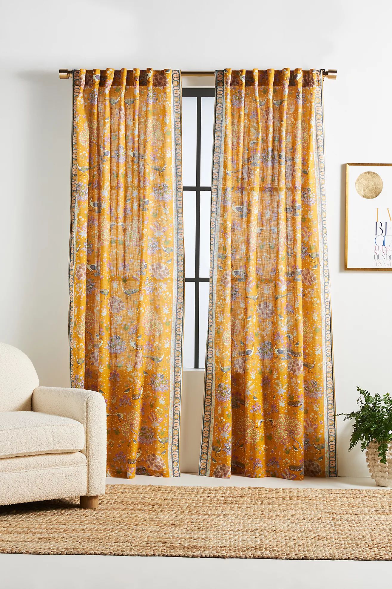 Darby Curtain | Anthropologie (US)