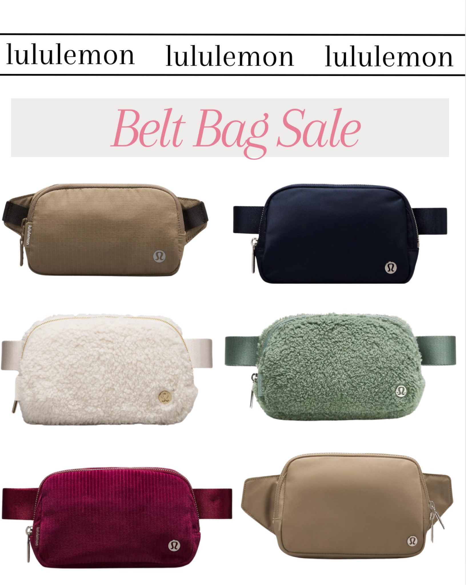 Lululemon Belt Bag Sale


#LTKFindsUnder50 #LTKSaleAlert #LTKGiftGuide