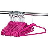 ZOBER Premium Kids Velvet Hangers (11” Inch - 30 Pack) Non Slip Baby Hangers, Ultra Slim Space Savin | Amazon (US)