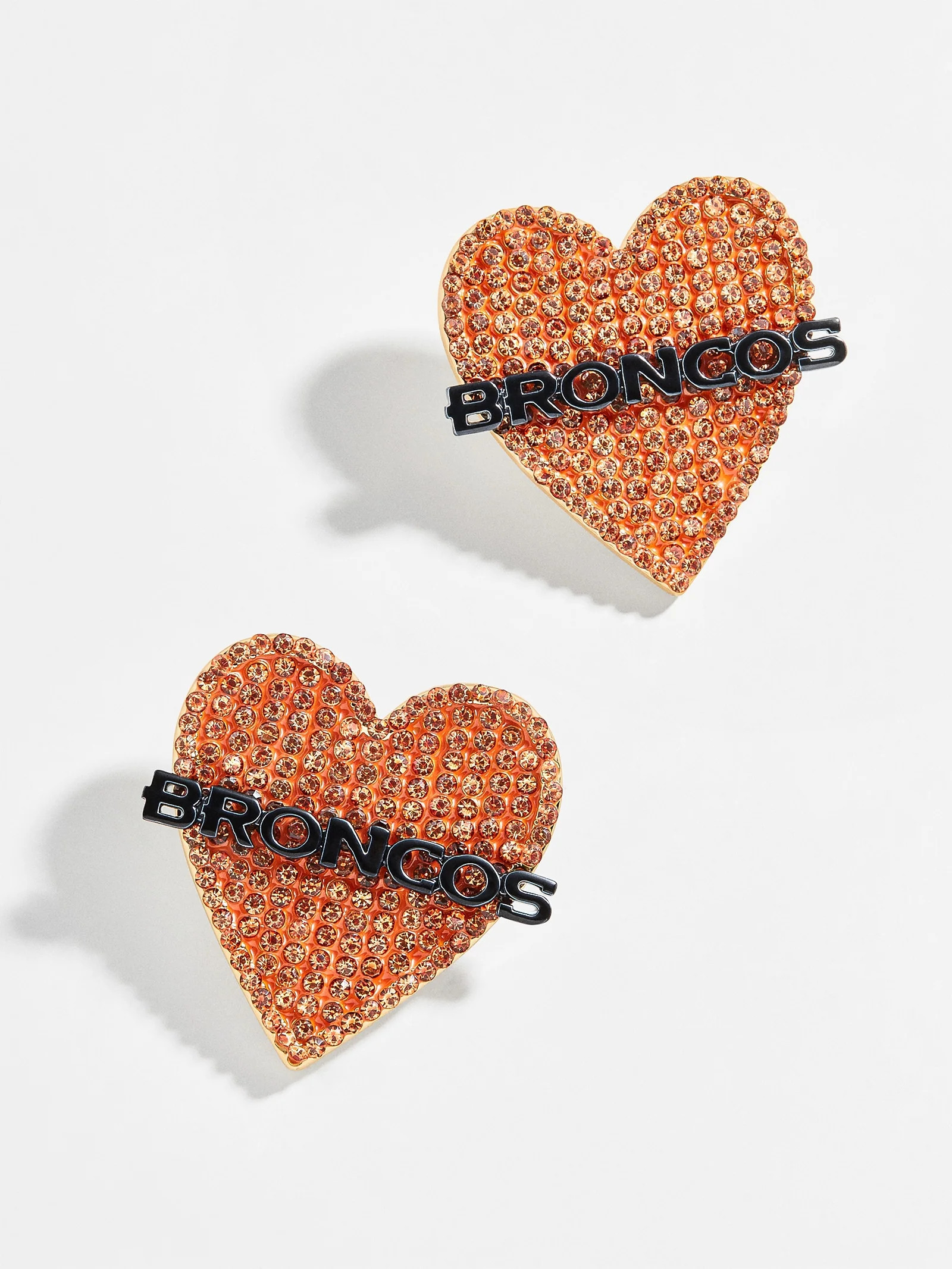 Denver Broncos NFL Statement Stud Earrings - Denver Broncos | BaubleBar (US)