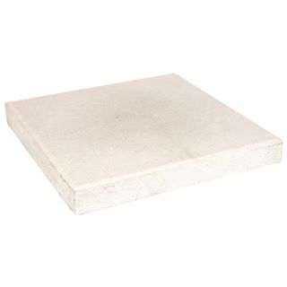 Oldcastle 19.5 in. x 19.5 in. x 1.75 in. White Concrete Step Stone 12052330 | The Home Depot