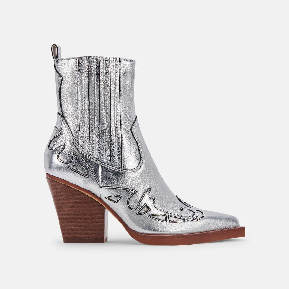 BEAUX BOOTS SILVER LEATHER | DolceVita.com