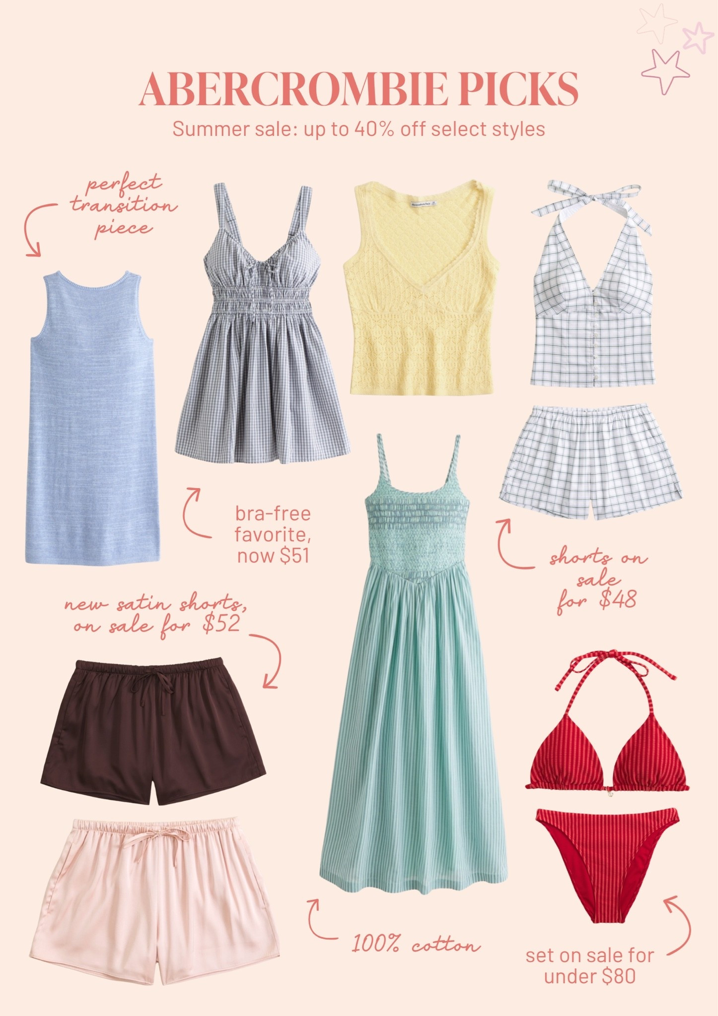 40% off Abercombie sale 💕so many cute new arrivals