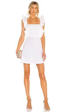 BCBGeneration Double Weave Dress in Off White from Revolve.com | Revolve Clothing (Global)