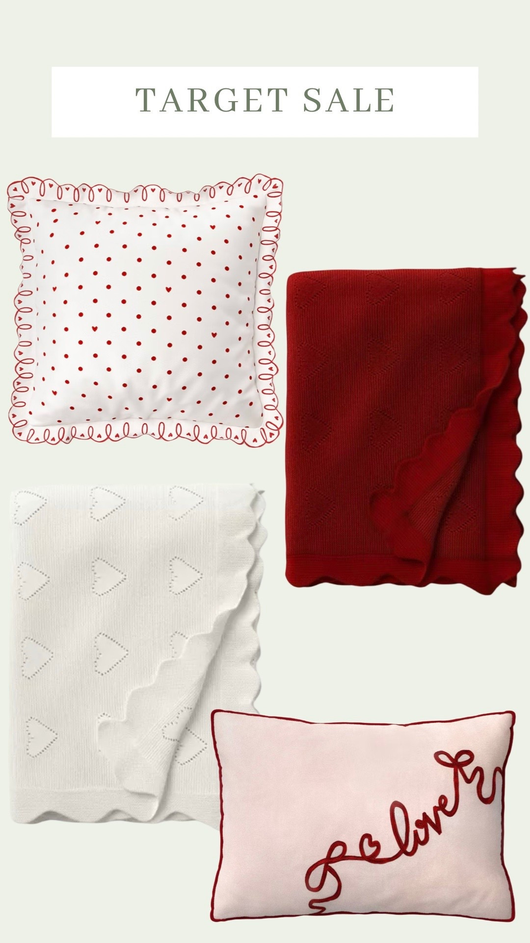 Target sale! Love these valentines throw pillows + blankets 

#LTKValentine #LTKHome #LTKSeasonal