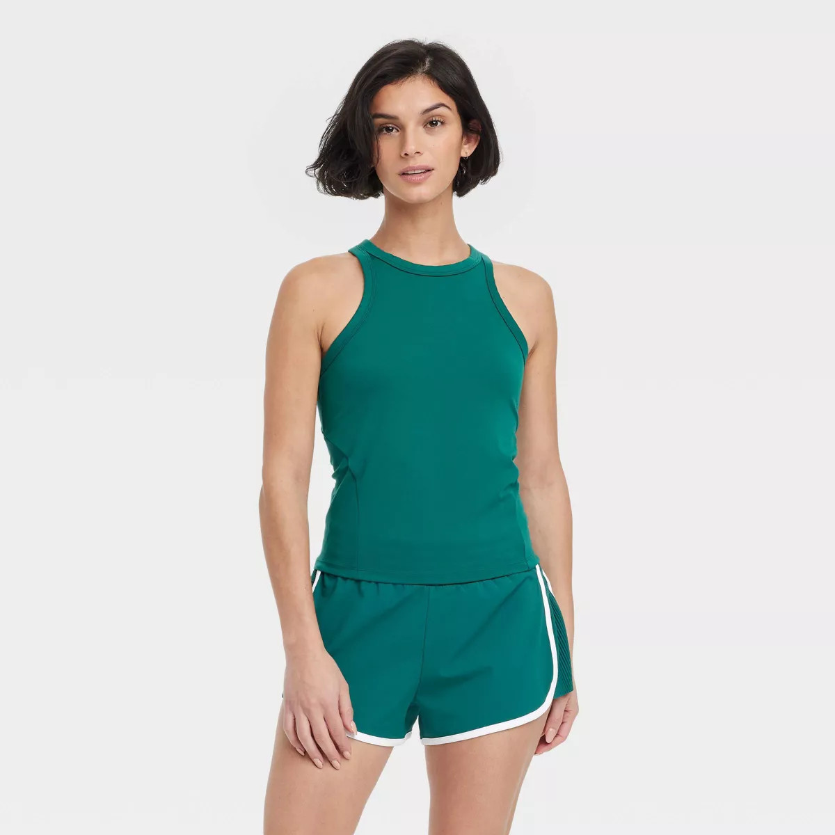 Women's High Neck Racerback Tank Top - All In Motion™ | Target