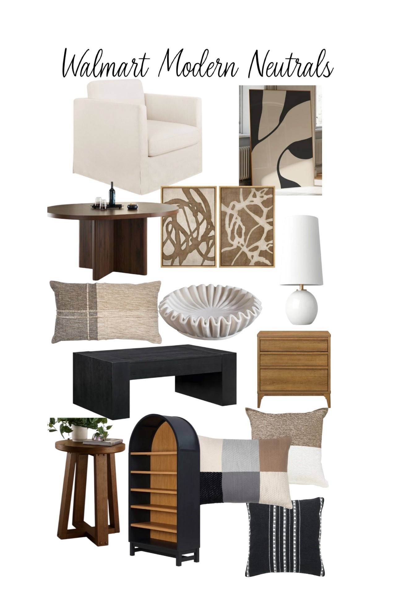 Fall decor. Cozy decor. Walmart home. Designer dupe. Modern organic. Eclectic decor. Coffee table. End table. Table lamp. Neutral art  

#LTKFindsUnder50 #LTKFindsUnder100 #LTKHome