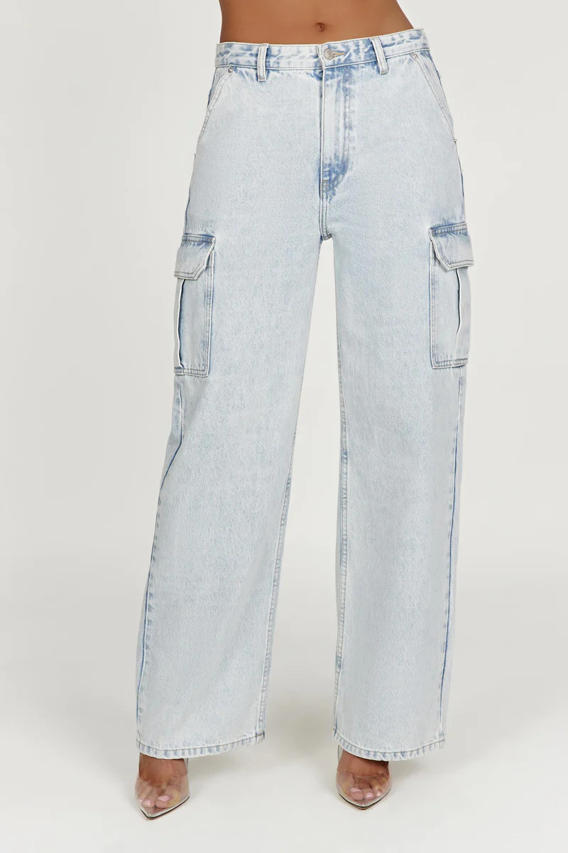 Jagger Relaxed Denim Jean - Light Blue | MESHKI US