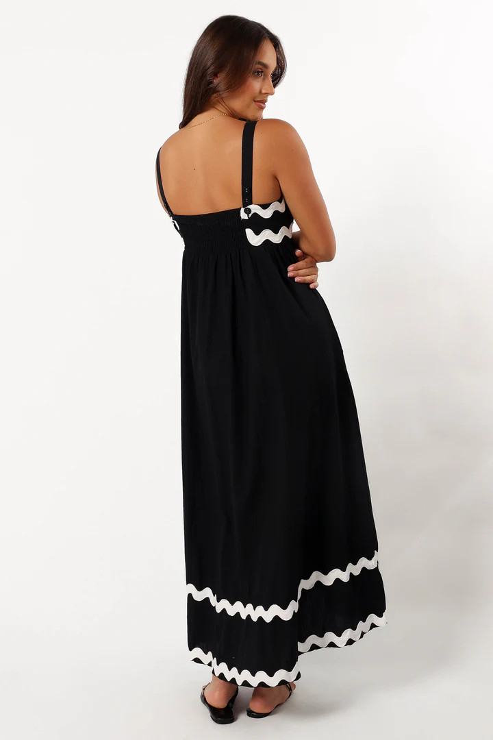 Reece Maxi Dress - Black | Petal & Pup (US)