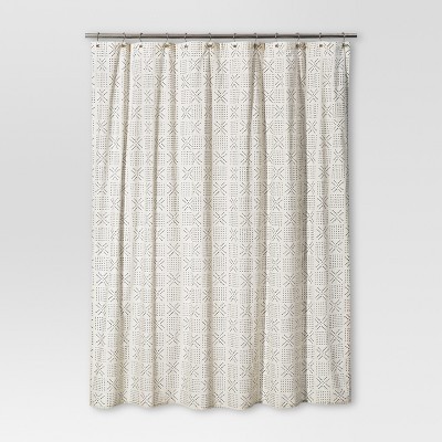 Shapes Shower Curtain White - Threshold™ | Target