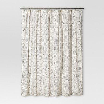 Target/Home/Bath/Shower Curtains & Accessories‎Shapes Shower Curtain Sour Cream - Threshold™S... | Target