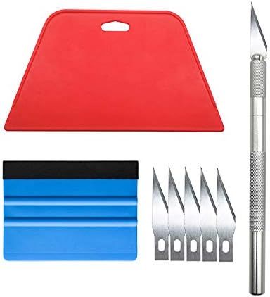 Wallpaper Smoothing Tool Kit for Adhesive Contact Paper Application Window Film Craft Vinyl | Amazon (US)