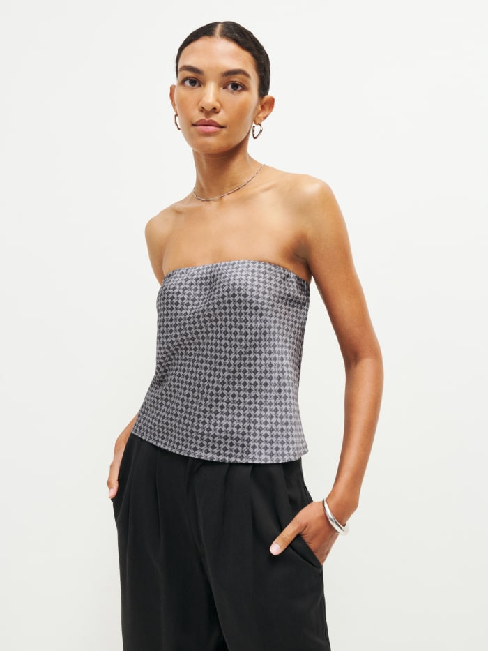 Spritz Silk Top | Reformation (Global)