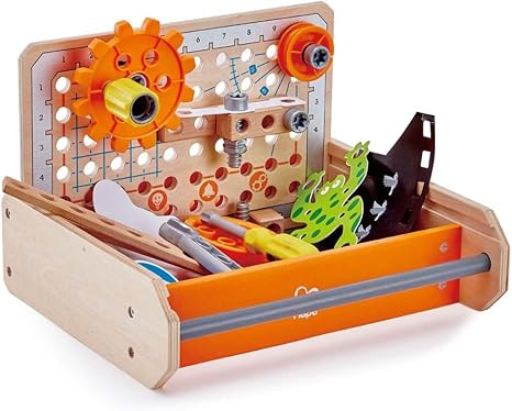 Hape Science Experiment Toolbox | Colorful Wooden 32 Experiment Kit, Fun Educational Science Kids... | Amazon (US)