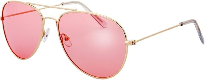The Fresh Classic Metal Frame Polarized Lens Aviator Sunglasses with Gift Box | Amazon (US)