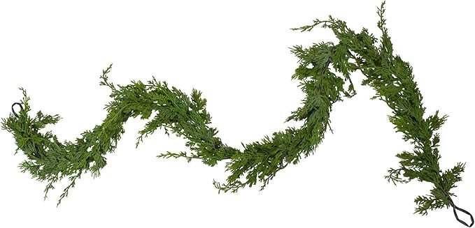 Northlight 6' Realistic Soft Cedar Artificial Christmas Garland - Unlit | Amazon (US)