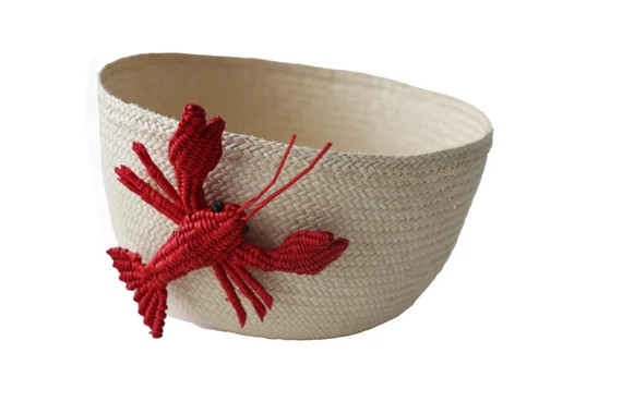 Lobster Basket | Straw Basket | Etsy (US)