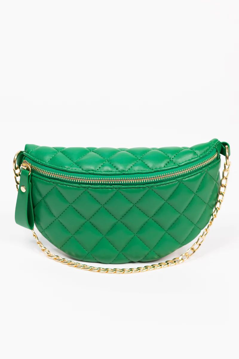 Allegra Belt Bag- Green | Avara