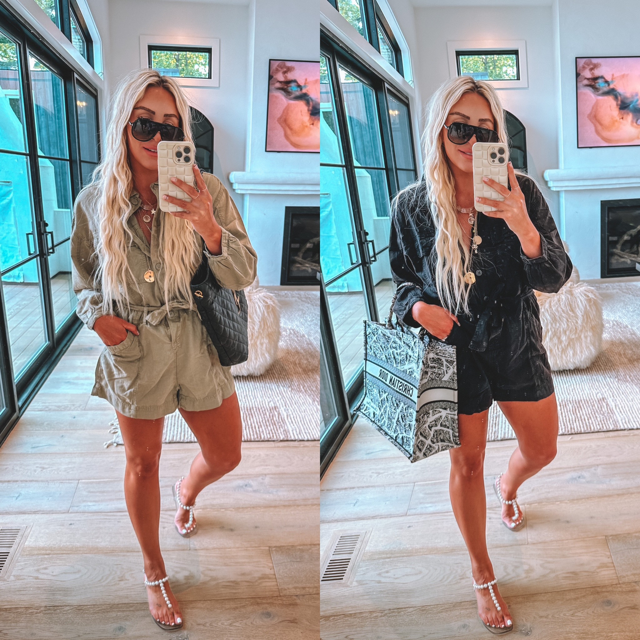 Wearing a xs/s in romper! Use code “Abby20” for 20% off site wide ❤️❤️❤️