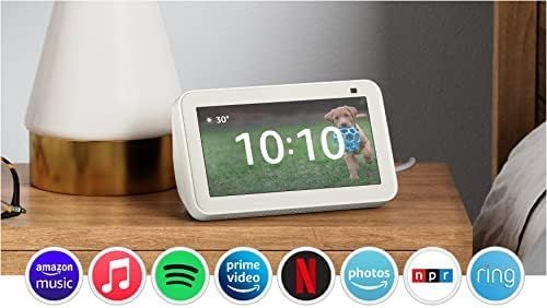 Echo Show 5 (2nd Gen, 2021 release) | Smart display with Alexa and 2 MP camera | Glacier White | Amazon (US)