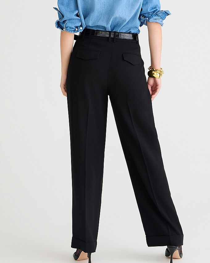 Wide-leg essential pant in city crepe | J. Crew US