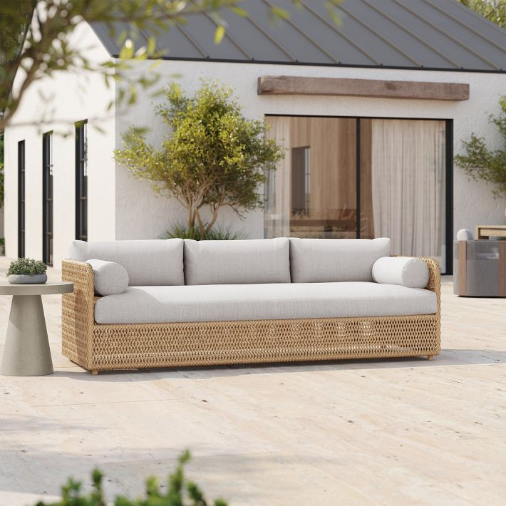 Coastal Outdoor Sofa (66"–86") | West Elm (US)