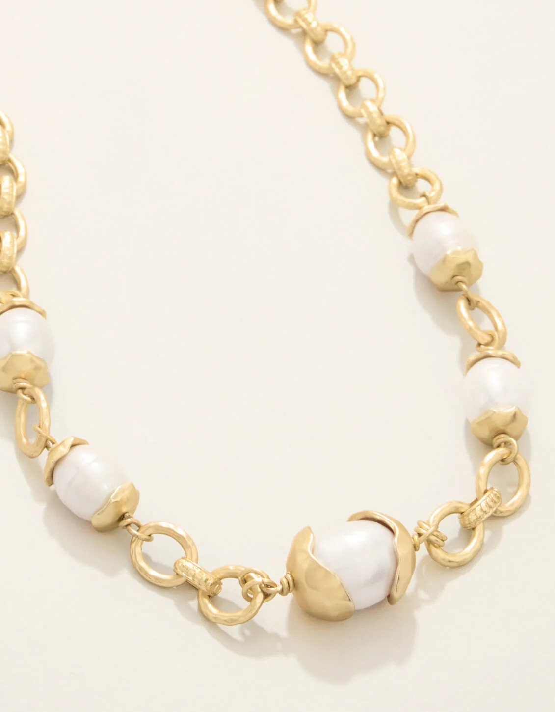 Karina Pearl Chain Necklace 18" | Spartina 449
