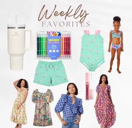 Spring break this week had me sharing some of my favorite colorful dresses (for me and the girls), matching swim suits, and travel essentials! The Stanley cup is always a top seller and it’s great for the beach and pool 🏖️☀️

#summerstyle #springbreakstyle #easterdresses #travelmusthaves #swim #springbreak

#LTKkids #LTKtravel #LTKSeasonal