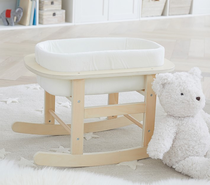 Natural Wood Doll Bassinet | Pottery Barn Kids