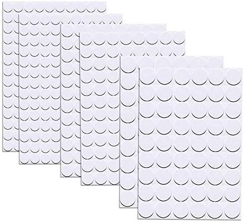 580 Pcs Self-Adhesive Screw Hole Stickers, 6-Table Self-Adhesive Screw Covers Caps Dustproof Sticker | Amazon (US)