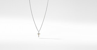 Cable Collectibles X Cross Necklace with 14K Gold | David Yurman