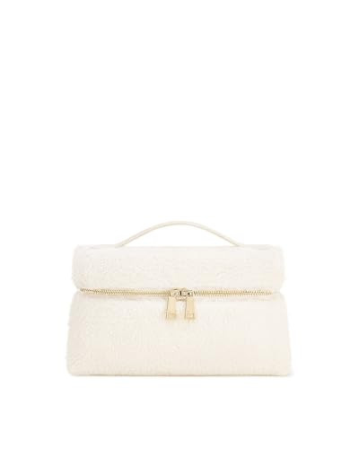 JW PEI Women's Thea Faux Fur Top Handle Bag - Cream | Amazon (US)