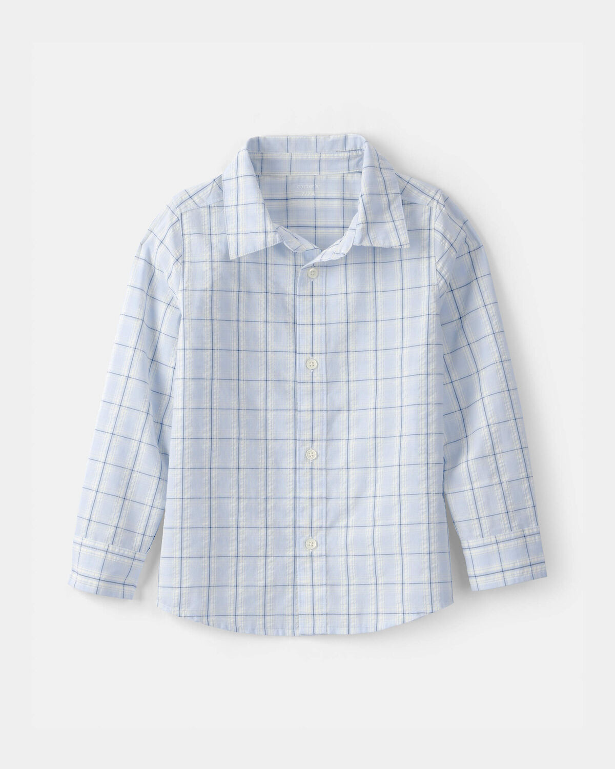 Boys Plaid Button-Down Shirt - Blue | Carter's | Carter's Inc