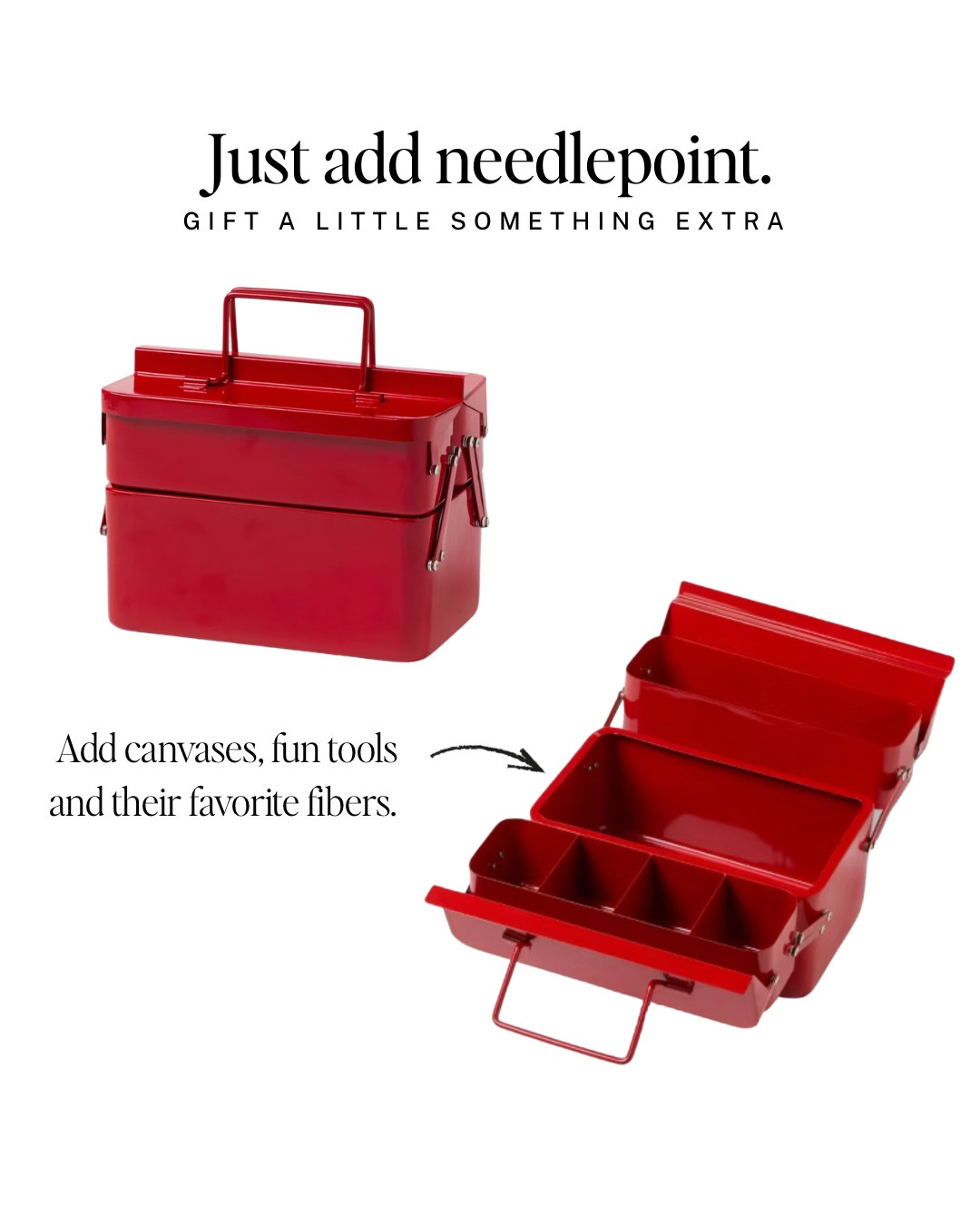 Gift ideas for needlepointers or a cute way to stash some fibers and tools in the living room but keep it festive. 

#needlepoint #ndlpt #needlepointnation #giftideas 



#LTKGiftGuide #LTKFindsUnder50 #LTKHoliday