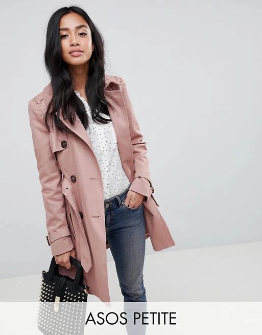 ASOS DESIGN Petite classic trench coat | ASOS US