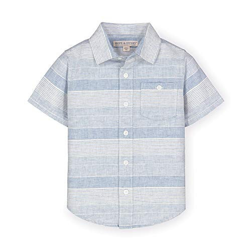 Hope & Henry Boys' Short Sleeve Button Down Shirt | Amazon (US)