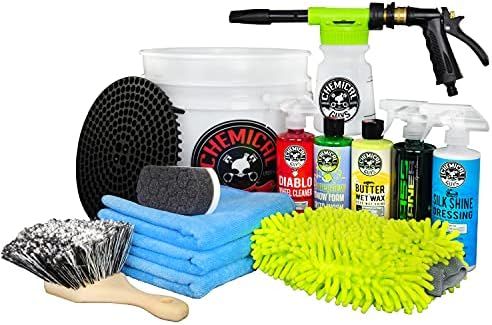 Amazon.com: Chemical Guys HOL126 14-Piece Arsenal Builder Car Wash Kit with Foam Gun, Bucket and ... | Amazon (US)