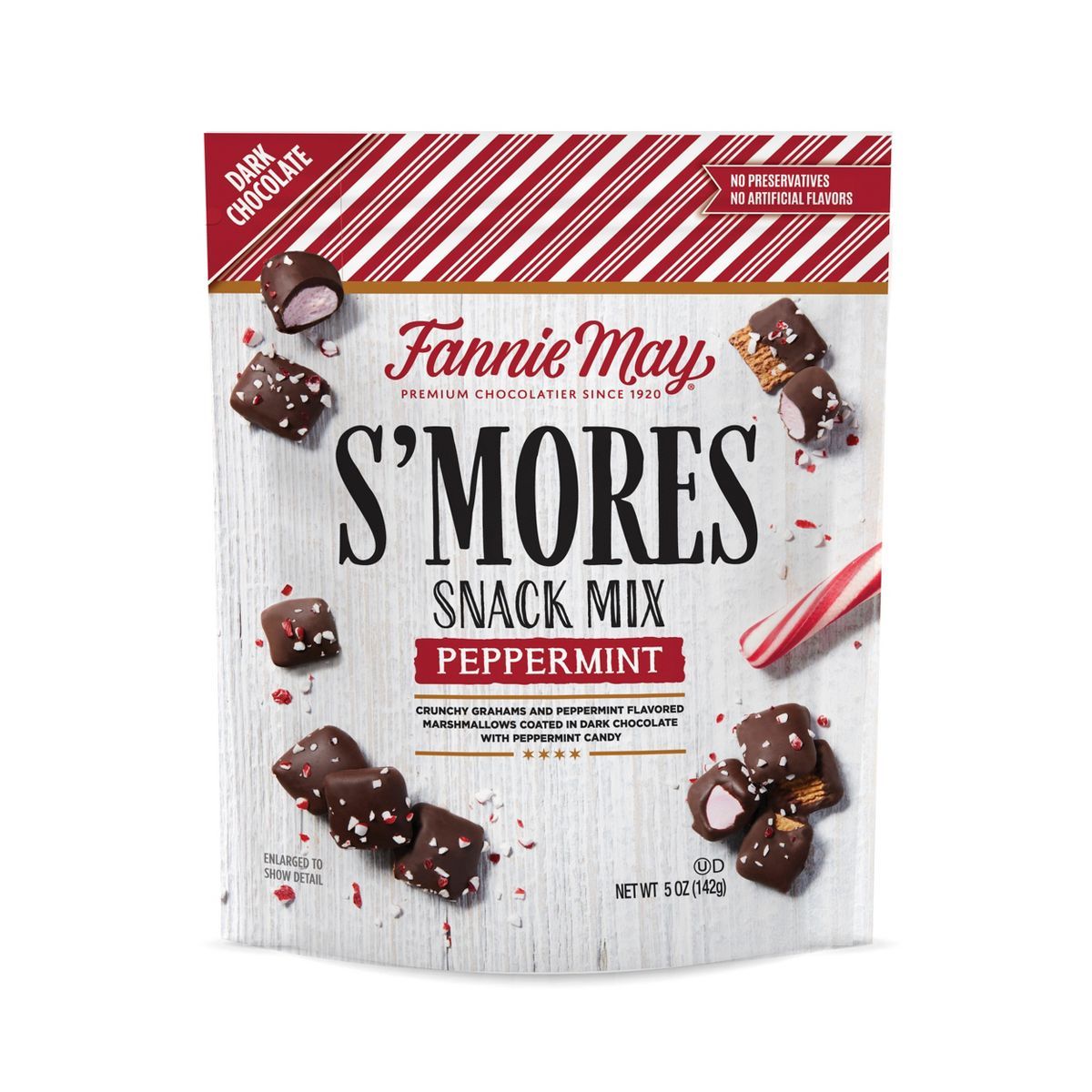 Fanny May Peppermint S'mores Snack Mix Dark Chocolate - 5oz | Target