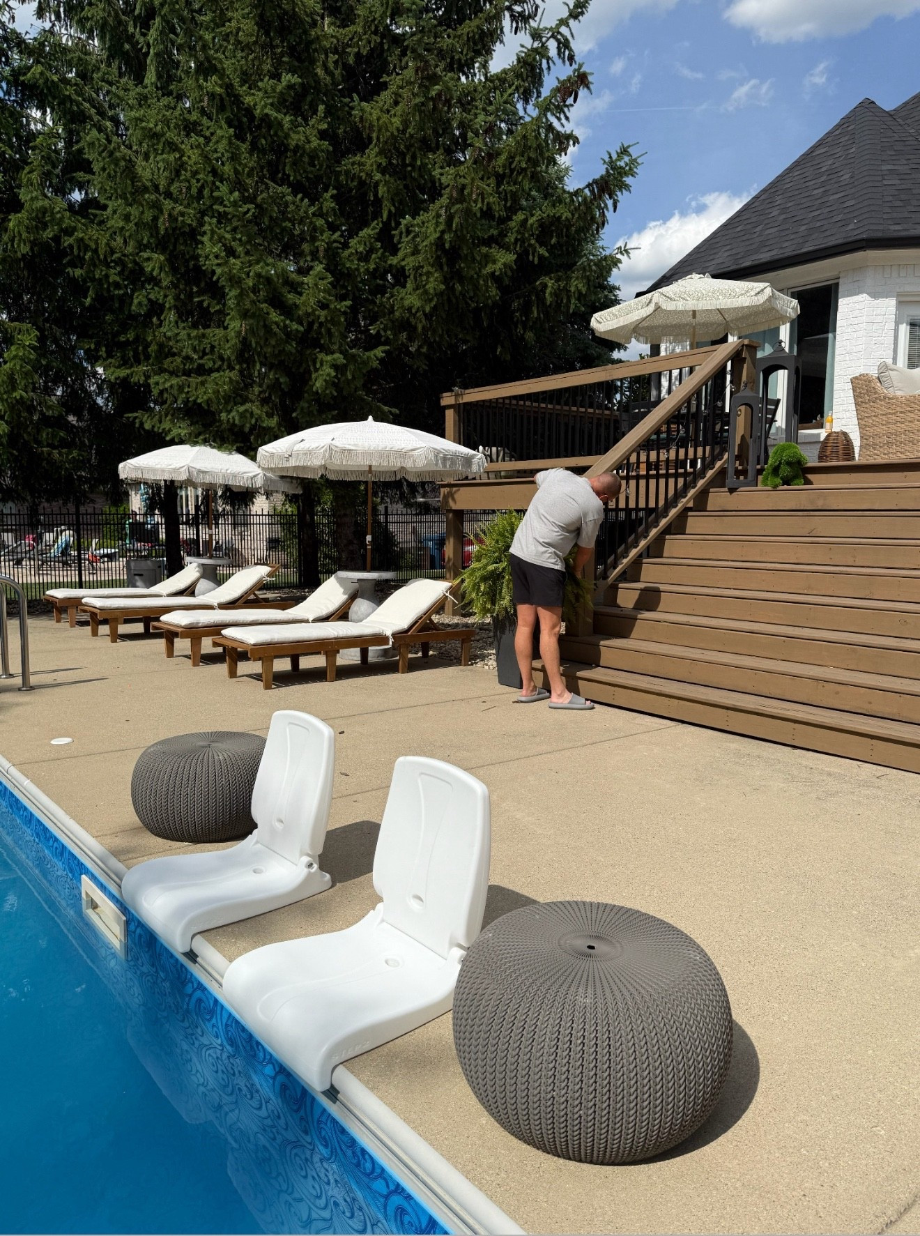 New pool chairs from amazon! Under $50!!  

 #LTKSummerEdit #LTKHome #LTKSwim