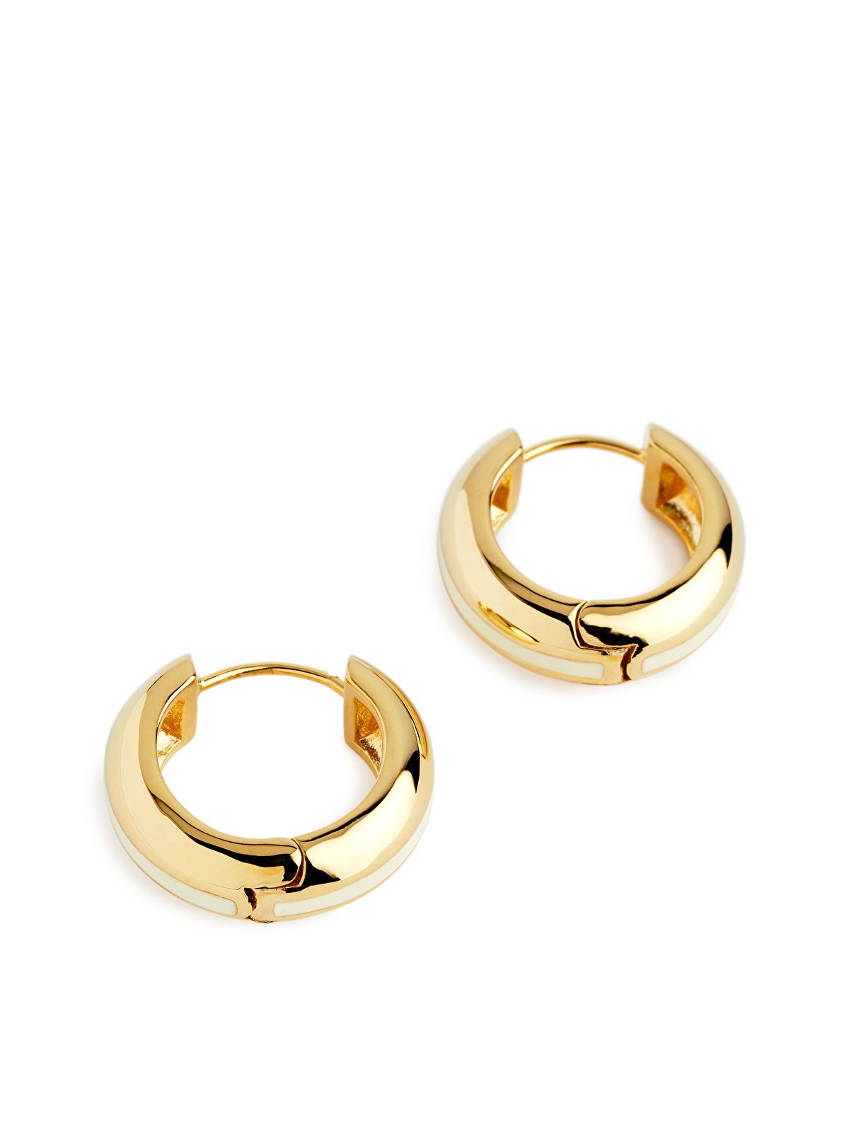 Penny Martin and ARKET Gold-Plated Hoop Earrings | ARKET (US&UK)