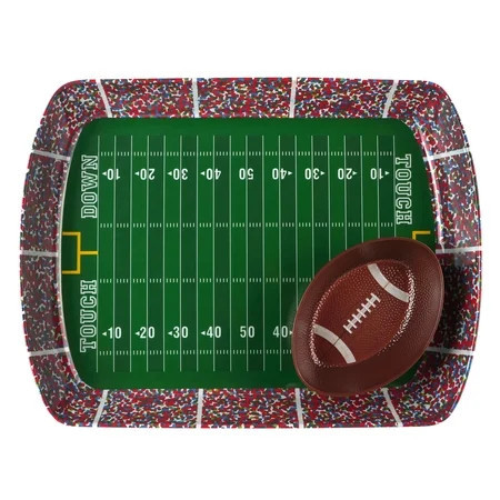 Football Stadium Melamine Tray & Bowl Set by Celebrate It™ | Walmart (US)