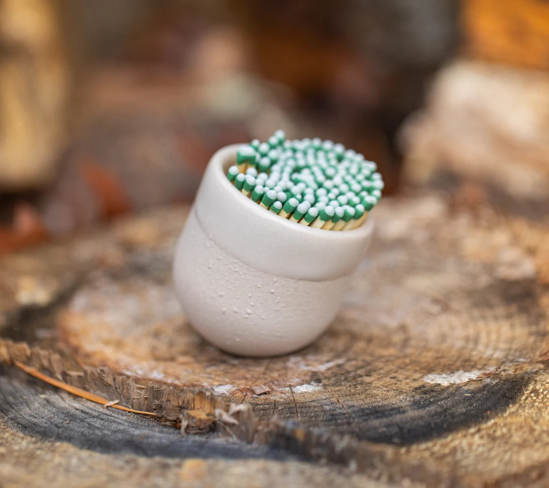 Strike on Side Match Holder / Contemporary Match Holder Sand Color - Etsy | Etsy (US)