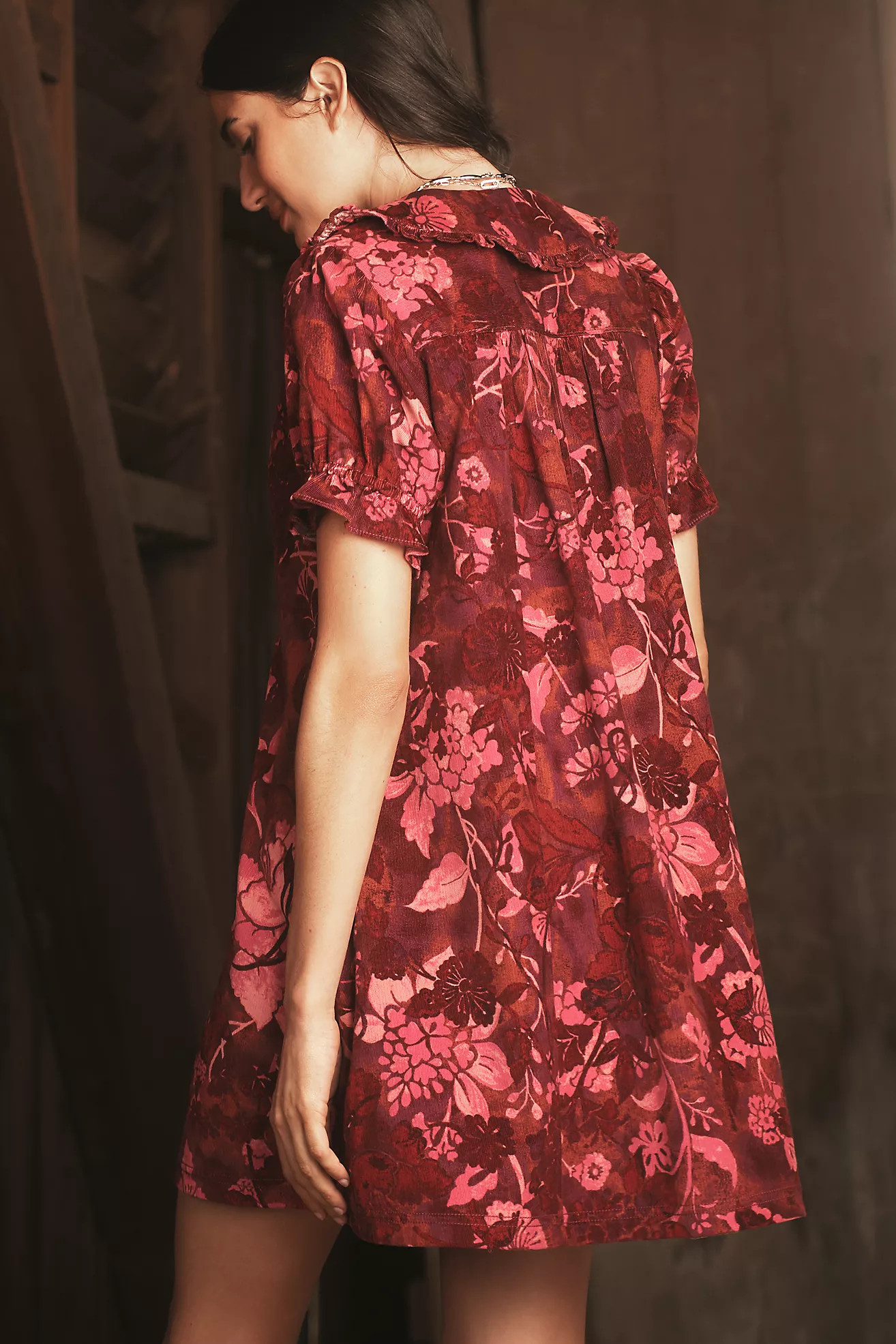 The Keira Corduroy Mini Dress by Pilcro | Anthropologie (US)