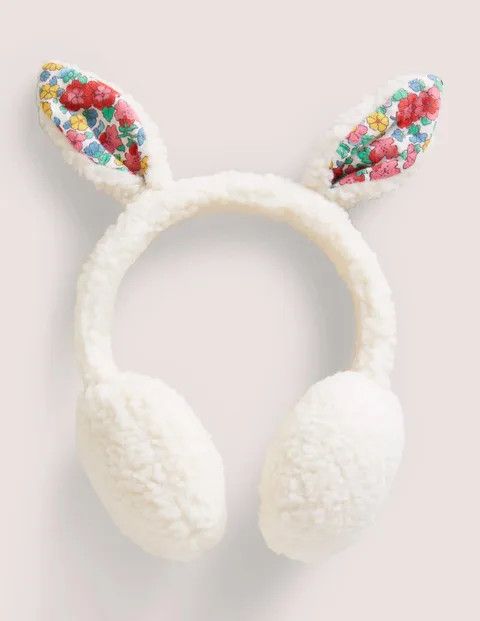 Novelty Ear Muffs - Vanilla Bunny | Boden US | Boden (US)