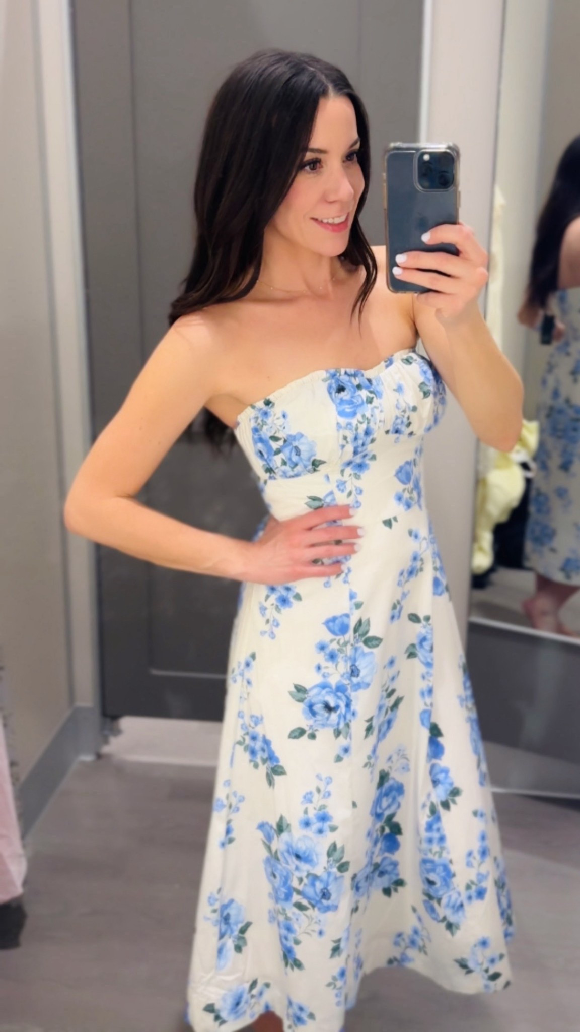 I loved this midi a line dress with the beautiful floral print! The fit is so flattering and it does come with straps too. Perfect spring dress! 

#LTKootd #LTKSeasonal #LTKmomlife