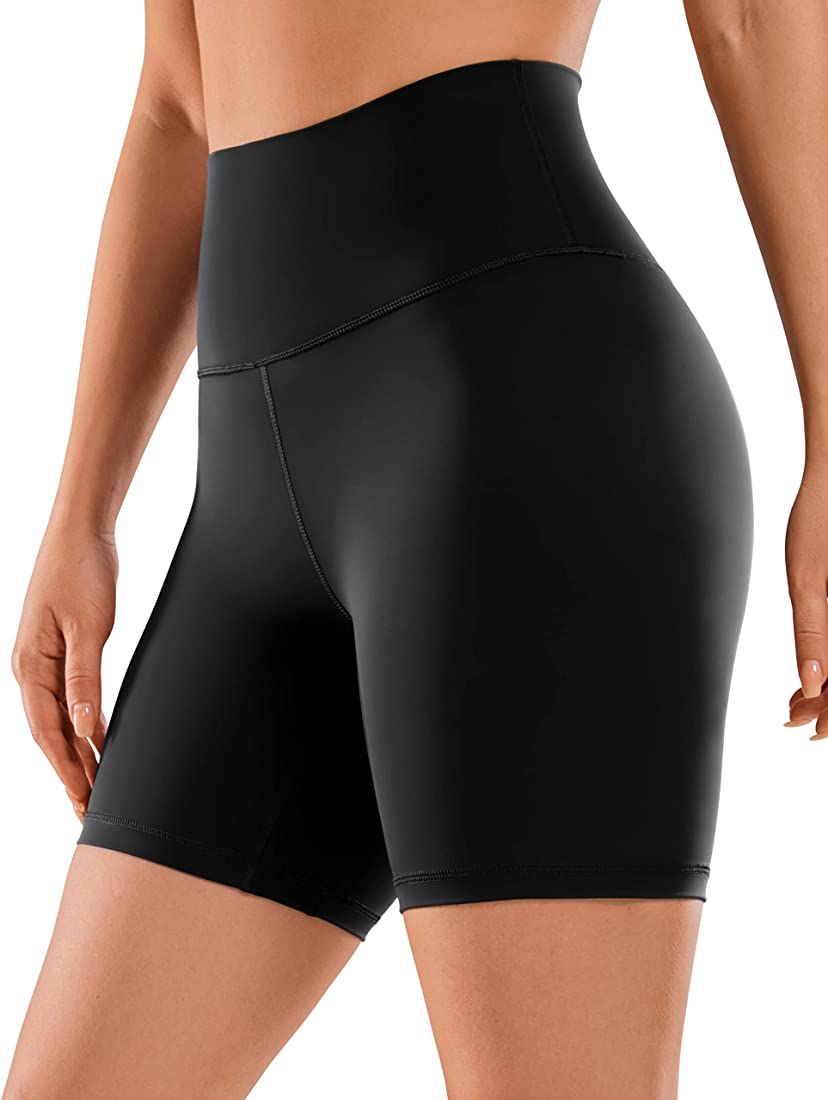 CRZ YOGA Womens Naked Feeling Biker Shorts - 3'' / 4'' / 6'' / 8'' / 10'' High Waist Yoga Workout... | Amazon (US)