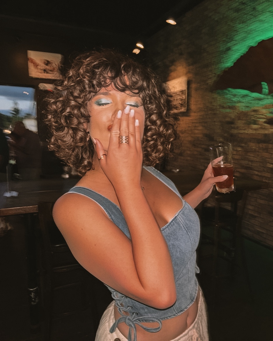 Elevate your casual-chic game with this denim crop top featuring stylish side ties. This on-trend piece effortlessly blends comfort and fashion with its denim fabric that's both breathable and durable. The side ties add a playful touch, while the zip-up back ensures easy on-and-off convenience, making it the perfect addition to your versatile wardrobe.

Size: Large, chest size is 36C
Fit: Fitted, Cropped Closure: Zipper
Materials: 100% Cotton
Sleeveless

#LTKFashion #LTK #Trending #OOTD #Demim #Boho #FlowerChild #Bohemian #BohoStyle