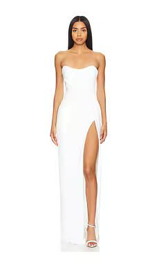 Katie May Pamela Gown in Ivory from Revolve.com | Revolve Clothing (Global)