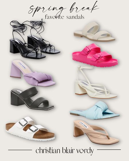 Spring break sandal favorites!
#sandals #springbreak #vacation #vacationsandals #stevemadden

#LTKtravel #LTKFind #LTKunder100