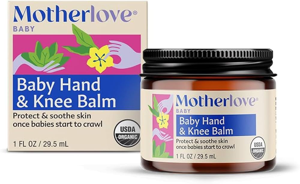 Motherlove Baby Hand & Knee Balm (1 oz) Herbal Ointment for Crawling Babies—Organic, non-GMO, &... | Amazon (US)